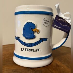 ⚡️💙🐦‍⬛ Rae Dunn x Harry Potter Ravenclaw Two Sided Mug NWT